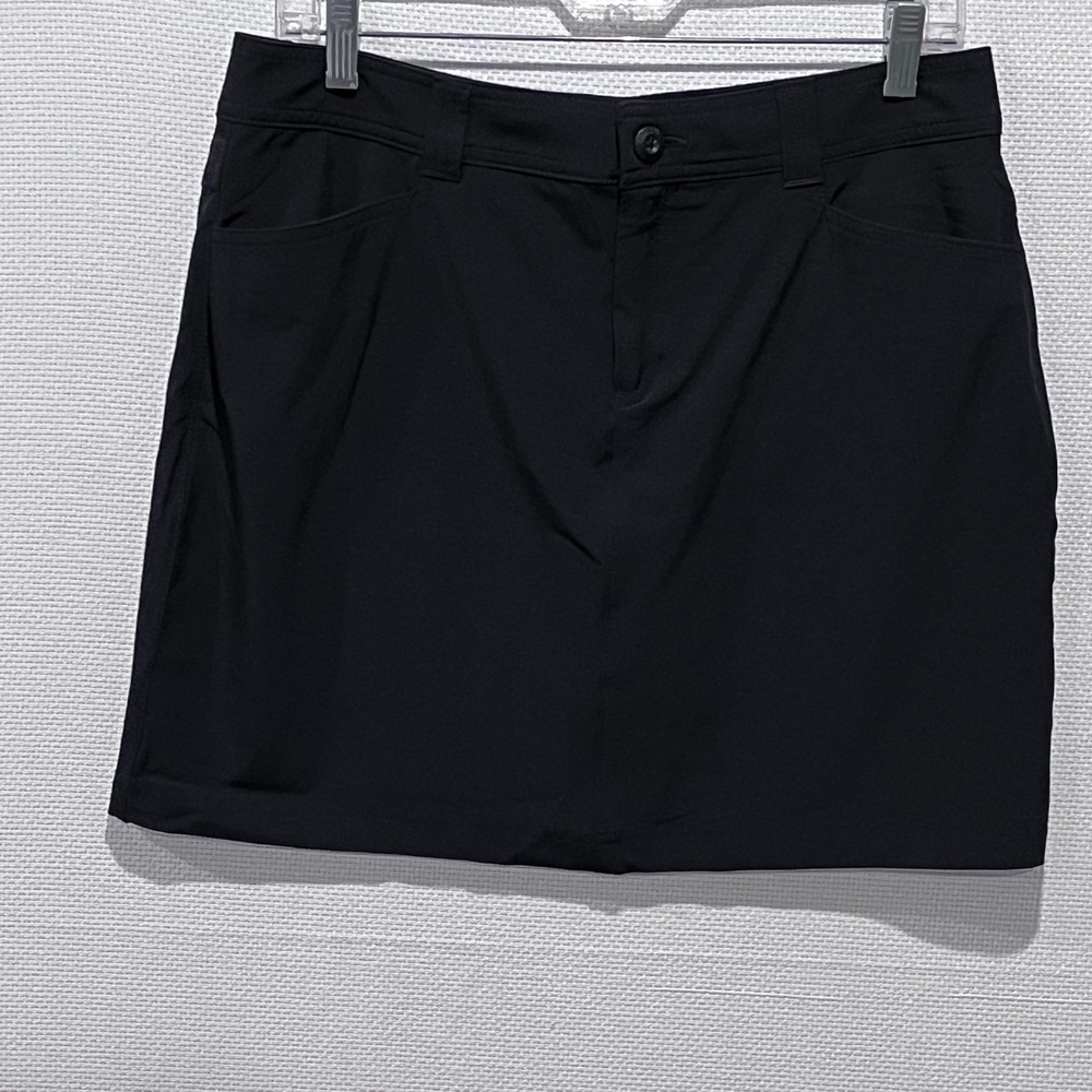 Eddie Bauer Women's Black Active Skort Size 8‎ Polyester Spandex Outdoor Casual